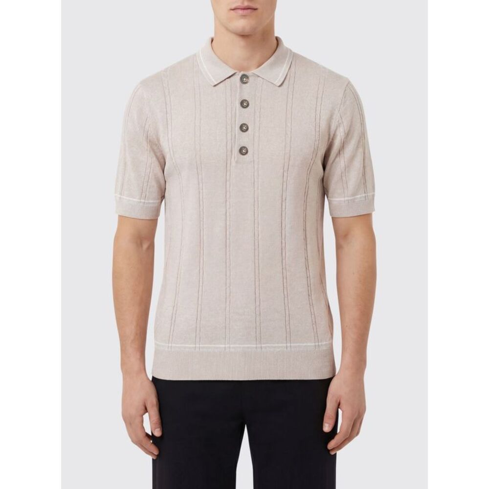 Eleventy Polo Shirt Men Brown